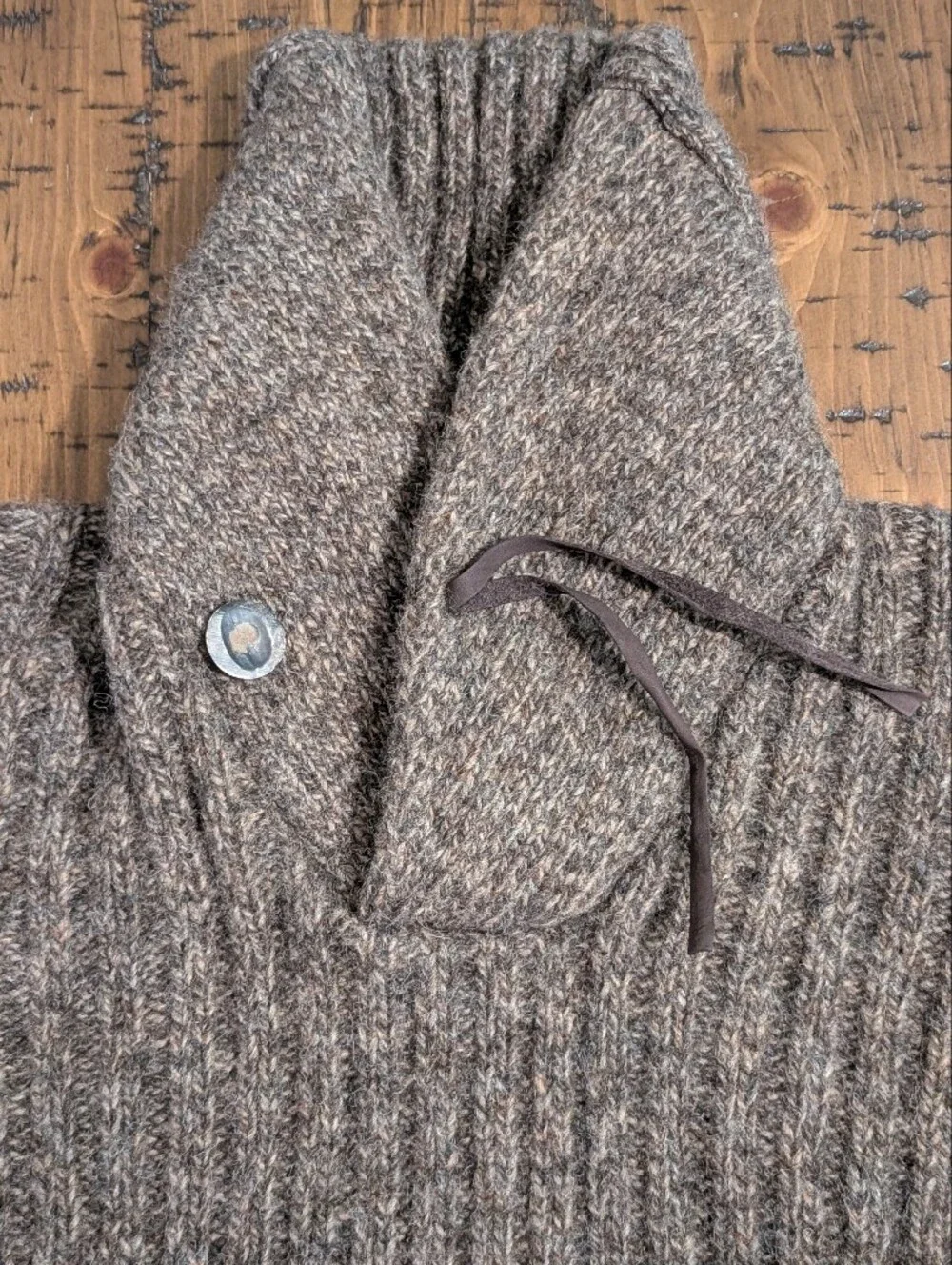 Polo Ralph Lauren M Shawl Collar Wool Sweater